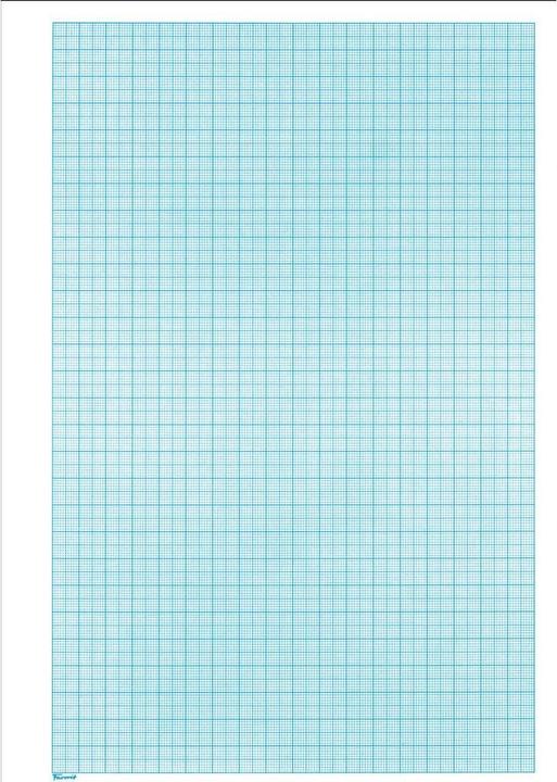 Produktbild Favorit Millimeterpapier Block transparent (21 x 29.7 cm, Kariert)