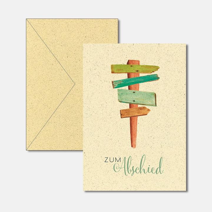 Actual product image Farewell card (1 pcs.)
