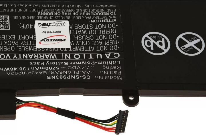 Produktbild AccuCell Akku passend für Samsung NP900X3A / Typ AA-PLAN6AR u.a. (5200 mAh)