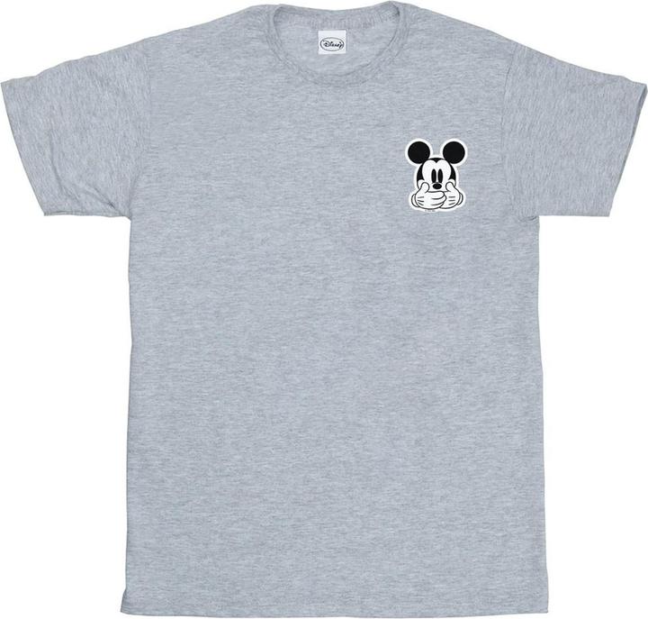 Disney Mickey Mouse Dont Speak Breast Print TShirt Jungen