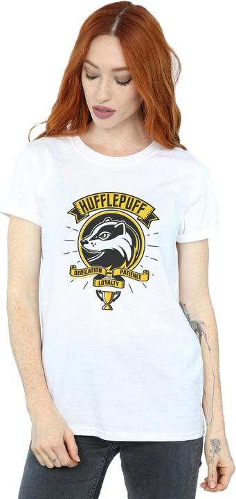 Immagine prodotto Hufflepuff Toon Crest Maglietta Ampia Donna (4XL)