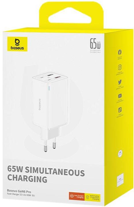 Produktbild Baseus GAN6 Pro Fast Charger (65 W)