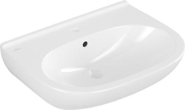 Produktbild Villeroy & Boch Waschtisch O.novo 65 cm wei mit Beschichtung 516065R1 (510 mm, 650 mm)