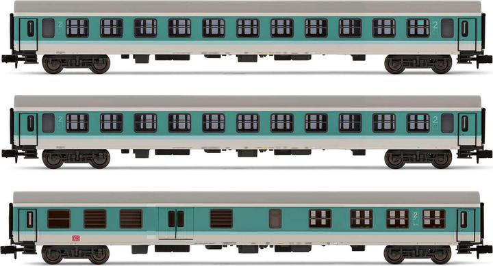 Produktbild Hornby DB AG 3 Personenwg. 1xABDomsb,2xBom minzgrün Ep V (Spur N)