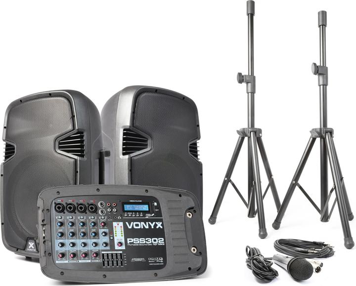 Vonyx PA-System PSS302 (Passiv, 1x 300 W)