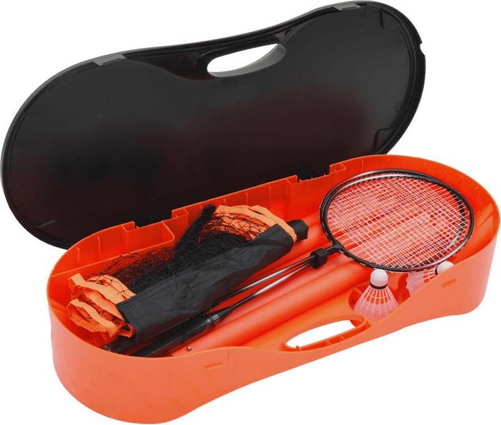 Immagine prodotto VidaXL Set da badminton con 2 racchette, rete e borsa