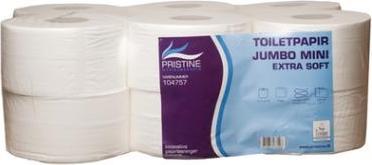 Produktbild Multi Toiletpapir Pristine Extra Soft Jumbo Mini 2-lag Ø18 cm 160 m Nyfiber,12 rl/krt