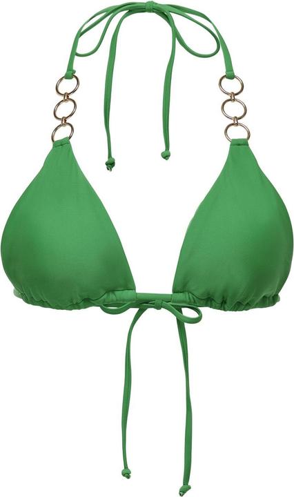 Only Onlrio Chain-Ring Triangle Bikini Top (XS)