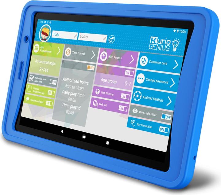 Productafbeelding KD Toys Kurio Tab Ultra 2 blauw (Frans, Italiaans, Duits)
