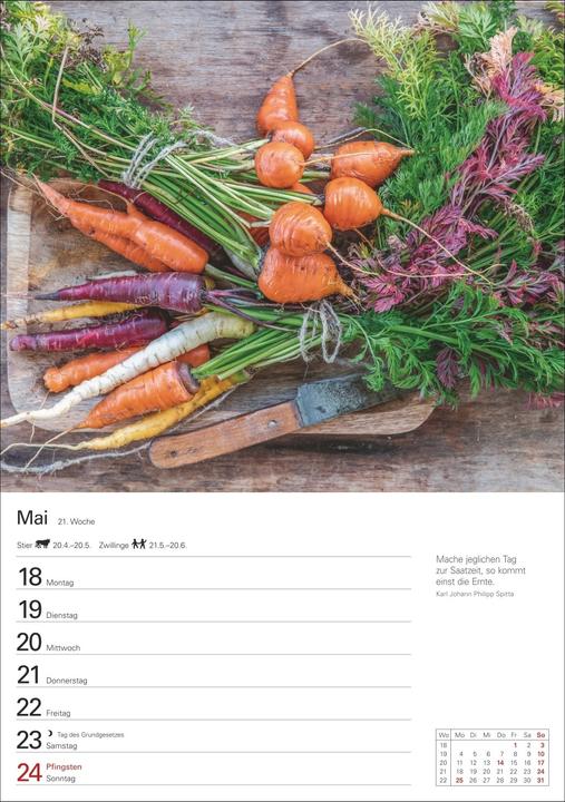 Produktbild Harenberg Küchenkalender Wochenplaner 2026 - 53 inspirierende Fotografien (Deutsch)