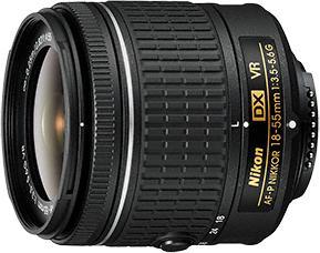Produktbild Nikon AF-P Nikkor 18–55mm f/3.5–5.6 G VR DX (Nikon DX, APS-C / DX)