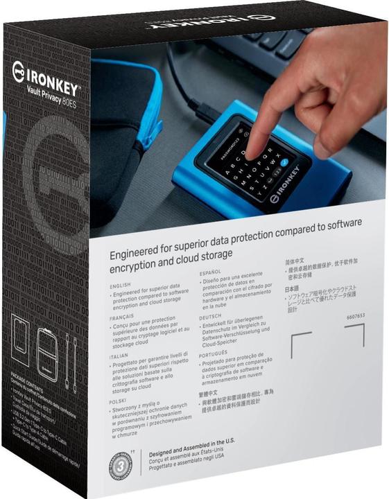 Produktbild Kingston IronKey Vault Privacy 80 (3840 GB)