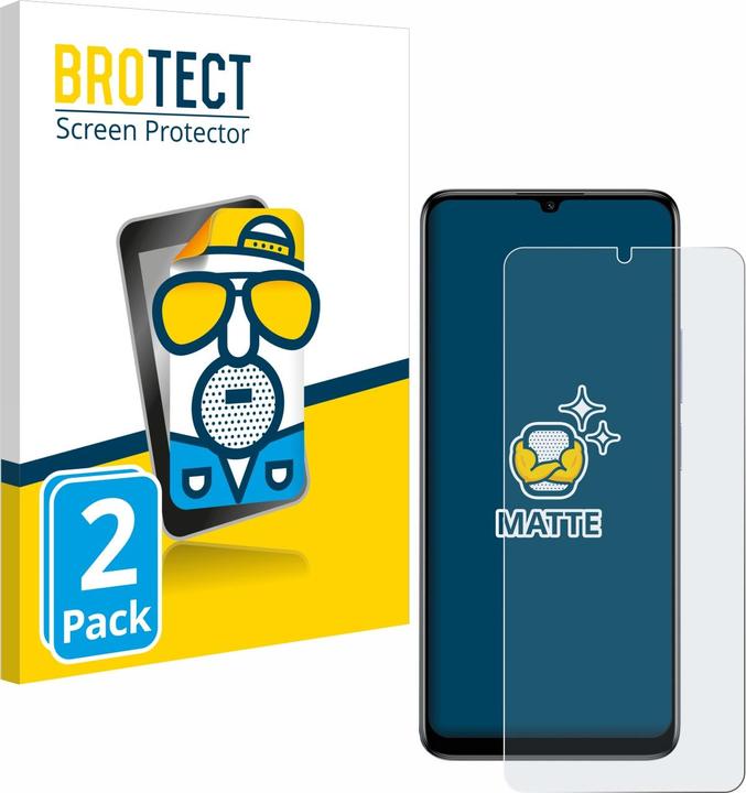 Actual product image BROTECT Anti-glare screen protector matt (2 Piece, TCL 40 SE)
