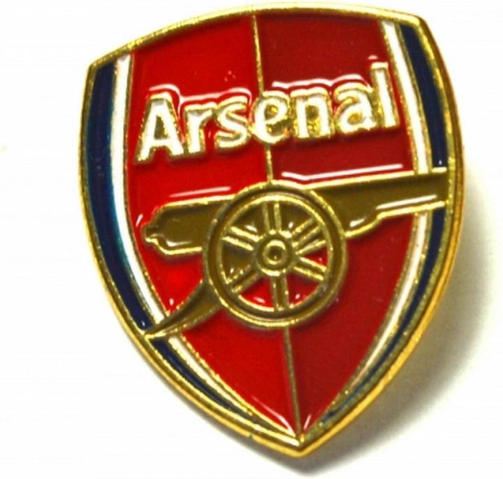 Arsenal FC offizieller FussballAnstecker mit Teamwappen