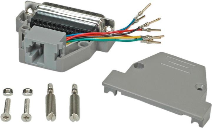 Produktbild Secomp DB25 Stecker-RJ45 Buchse 8P/8C 8Ltg. (0.02 m)