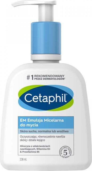 Image du produit Cetaphil Em Cleansing Milk for Face and Body 236ml (Lait nettoyant, 236 ml)