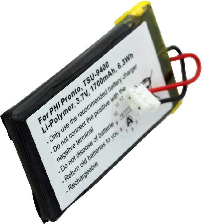 Actual product image Philips Akku PRONTO TSU-9400 (1 pcs., Device specific, 1700 mAh)