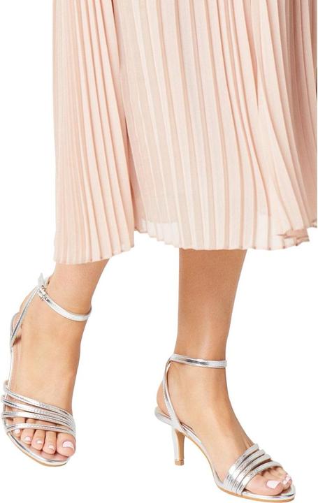 Actual product image Good For The Sole Womens/Ladies Sana Strappy Wide Stiletto Heel Sandals (40)
