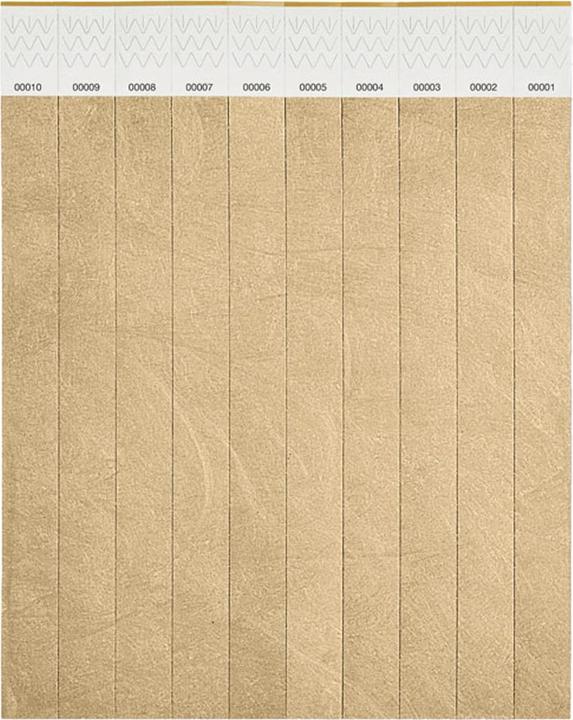 Actual product image MidOcean Tyvek Wristband (Pack of 10) (24.50 cm, 100% synthetic material)