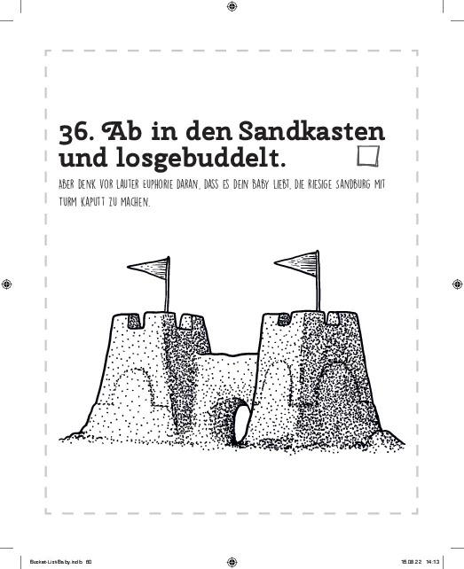 Produktbild Die Baby Bucket List (Deutsch, Stephanie Fischer, 2022)
