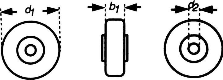 Actual product image Dörner + Helmer Air wheel