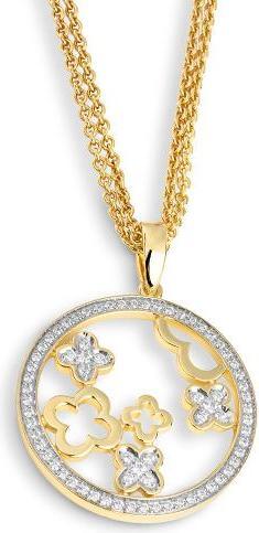 Breuning ANHÄNGER - BRILL. 0,431 Ct. H/si (585, - Gold)