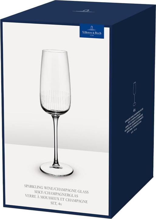Produktbild Villeroy & Boch Sekt-/Champagnerglas, Set 4tlg. Afina (12 cl, 4 Gläser, Sektgläser)