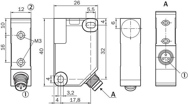 Actual product image Sick inductive proximity sensor (Sensor)