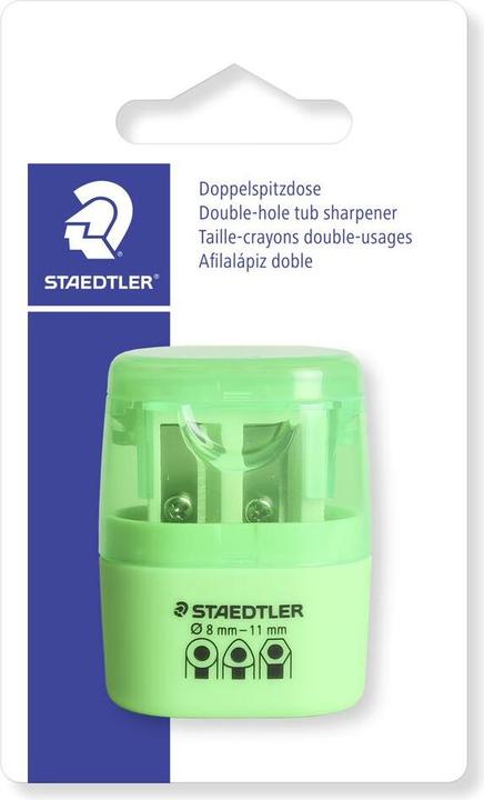Staedtler Double sharpener neon green 51260F50BK