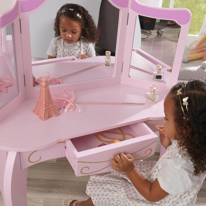 Actual product image KidKraft Princess dressing table (Children sofa)