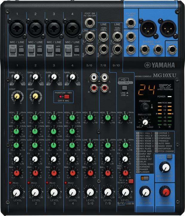 Immagine prodotto Yamaha Mg10xu (Mixer da studio e live)