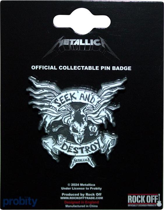 Image du produit Metallica - Badge SEEK & DESTROY
