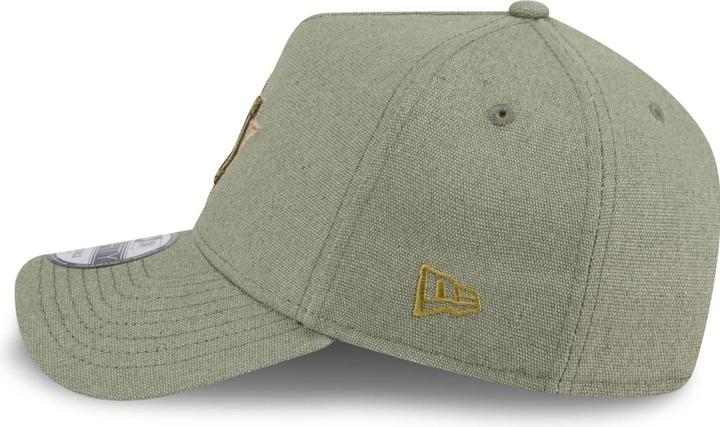 Actual product image New Era A-Frame Trucker Canvas Cap - Houston Astros olive (One size)