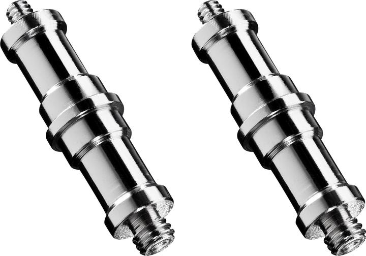 Produktbild Walimex Set 2x Spigot Gewinde Adapter 3/8" 1/4" Fotografie Kamera Zubehör Stativ (Stativadapter)