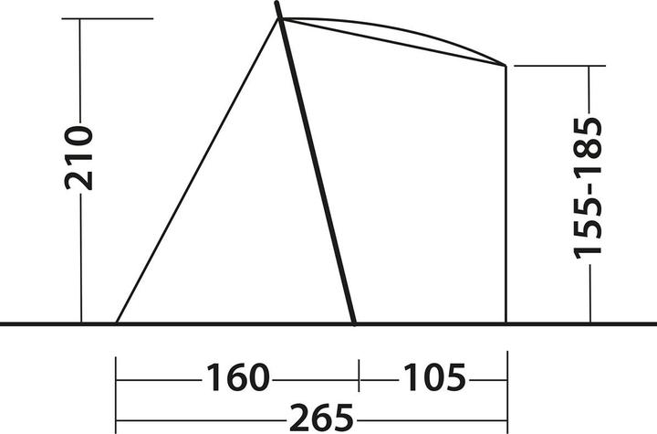 Actual product image Outwell Sandcrest S (Awning, 4.40 kg)