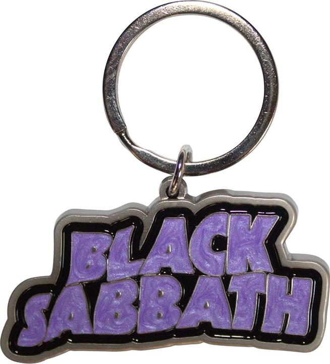 Black Sabbath Schlüsselanhänger Welliges Logo