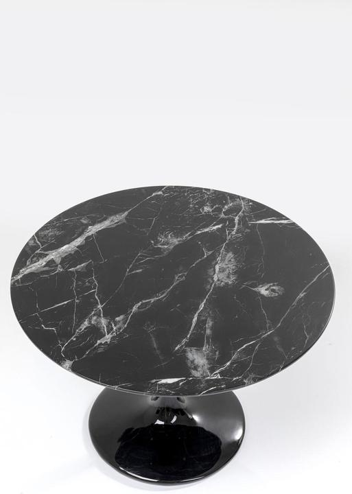 Produktbild Kare Design Tisch Solo Marble Schwarz Ø 110cm (110 x 110 x 75 cm)