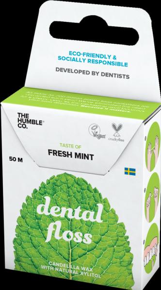 Immagine prodotto The Humble Co. Filo interdentale: menta fresca (50 m)