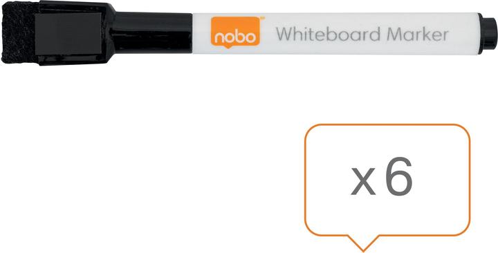 Produktbild Rexel Whiteboard-Marker (Schwarz, 2 mm, 6 x)