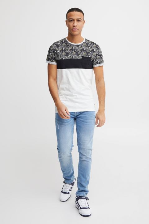 Immagine prodotto Solid Florian T-Shirt Con Disegno Maglietta A Manica Corta Da Uomo Con Girocollo In Cotone 100% (XL)