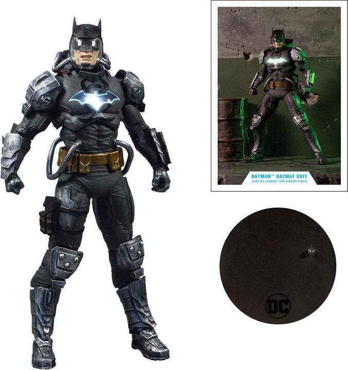 Actual product image McFarlane AF DC Multiverse : Batman Hazmat Suit Light Up Symbol 18 cm