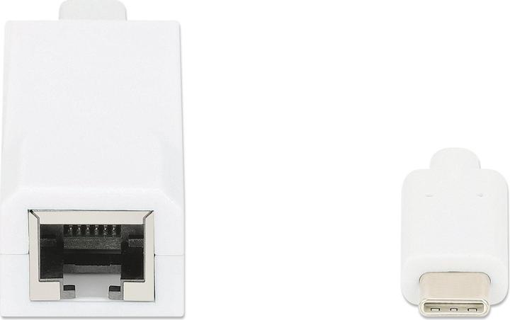 Image du produit Manhattan USB C - RJ-45, 100Base-TX (USB-C, 1 Ports)