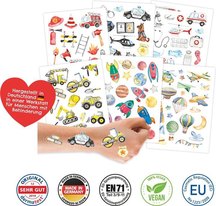 Papierdrachen Kids Tattoos