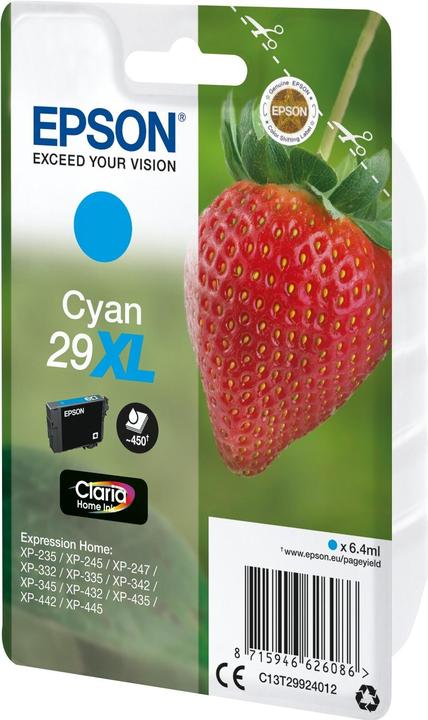 Actual product image Epson 29XL Claria Home (C)