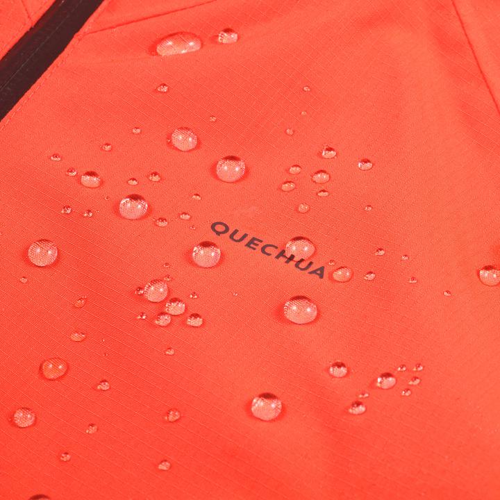 Actual product image Quechua Wanderjacke MH900 Kinder Gr. 122–170 wasserdicht Wandern orange