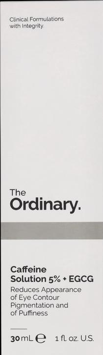Immagine prodotto The Ordinary Soluzione di caffeina 5% + EGCG (Siero, 30 ml, Giorno + Notte)