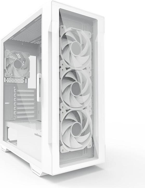 Actual product image Zalman PC case I3 Neo TG Mid Tower RGB fan x4, white (Mini-ITX, ATX)