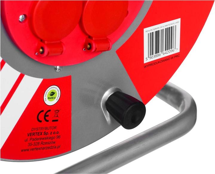 Produktbild Vertex Verlängerungstrommel (25 m, 2.50 mm²)