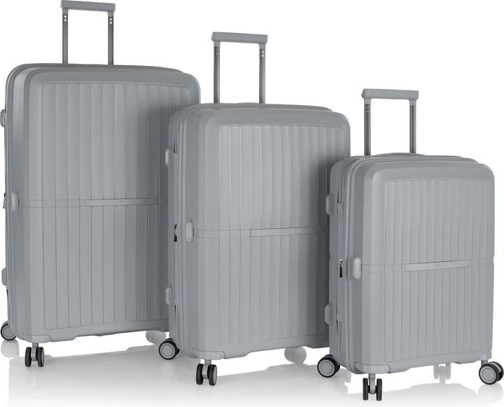 Heys AirLite 4 Rollen Kofferset 3-teilig mit Dehnfalte (223 l, XL (ab 115l))