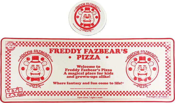 Produktbild Fanattik Five Nights at Freddy's Schreibtischunterlage & Untersetzer (80 x 30 cm)
